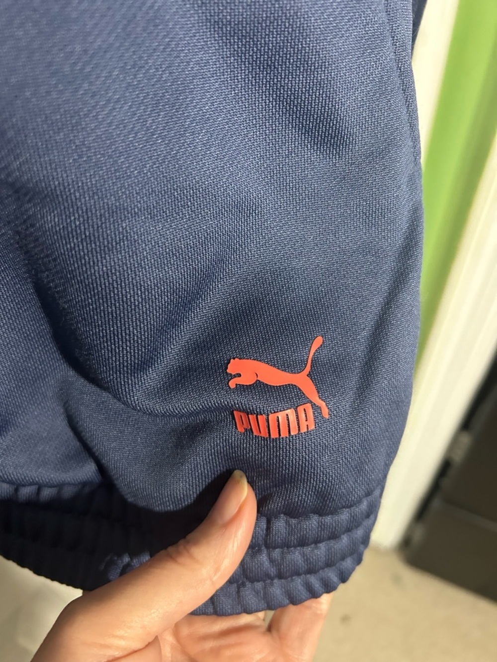 PUMA Navy & White Half-Zip Pullover Womens Medium Athletic Warmup Sporty - Picture 4 of 14